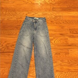 Altar'd State Light Blue Flare Jeans